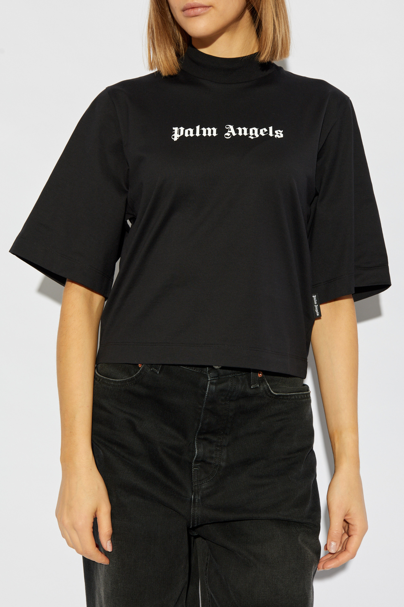 Palm Angels T-shirt with logo | Women's Clothing | Vitkac